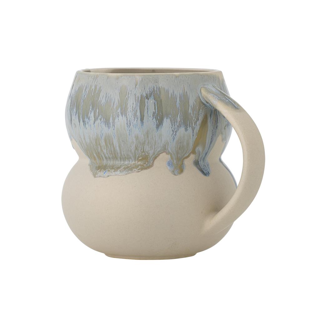 Bloomingville Luna Milchkännchen Blau Steingut 1500ml Krug