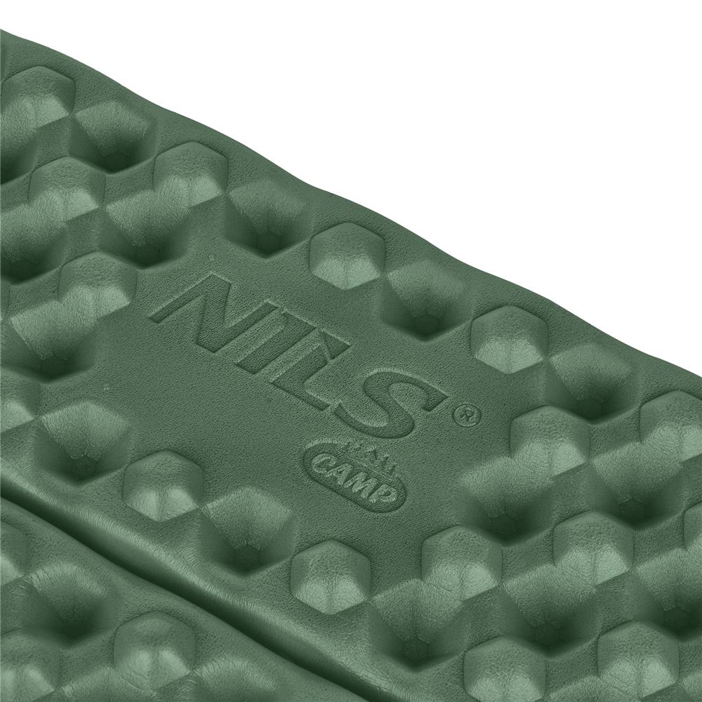 NILS CAMP Sitzmatte grün faltbar mit Isolierung für Camping Trekking Outdoor