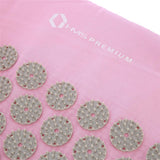 HMS Premium AKM04 Akupressurmatte mit Kissen Rosa/Grau 15444 Punkte