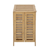Bloomingville Aden Wäschekorb Natur Bambus 56,5x51,5x35cm