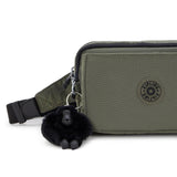 Kipling ABANU MULTI, 2-in-1-Crossbody- und Bauchtasche, Green Moss (grün), Schultertasche