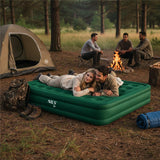NILS CAMP Campingmatratze Doppelbett grün 200x145x35 cm mit elektrischer Pumpe Gästebett