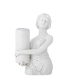 Bloomingville Medea Kerzenständer, Weiá, Polyresin L9,5xH14,5xW7 cm