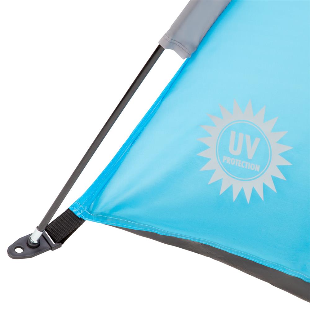 NILS Strandzelt in blau Pop-Up für Strand Camping und Outdoor UV Schutz kompakt
