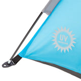 NILS Strandzelt in blau Pop-Up für Strand Camping und Outdoor UV Schutz kompakt