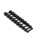 Kurzhantel Set 2x 5 kg TPU Schwarz gerändelt | HMS HPT