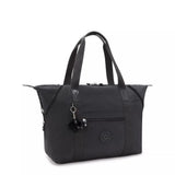 Kipling ART M, multifunktionale Tragetasche, Black Noir (schwarz), Reisetasche mit Trolleyhalterung