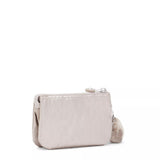 Kipling CREATIVITY S, kleine Geldbörse, Metallic Glow (beige), Portemonnaie mit Reißverschluss