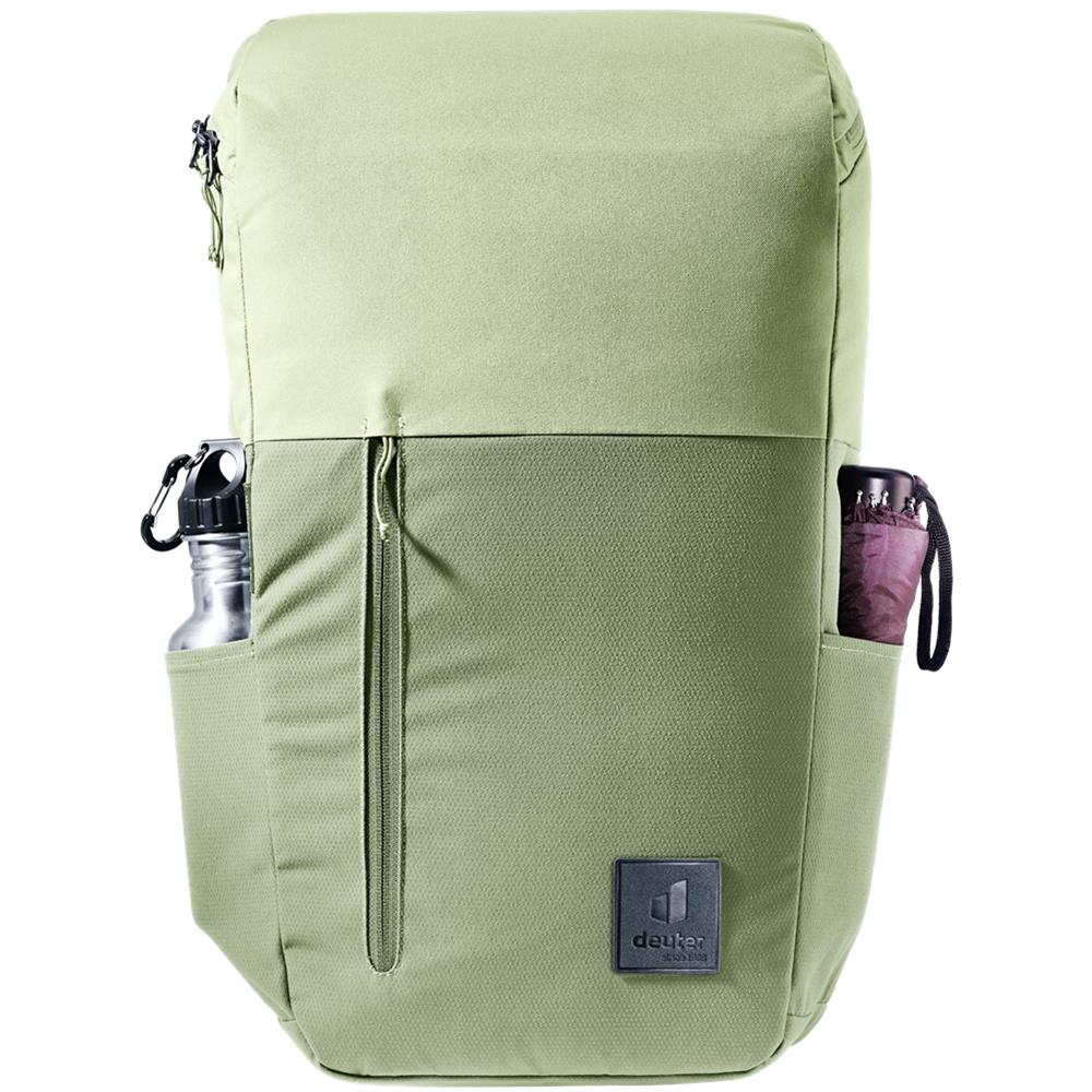 deuter UP Stockholm, Lifestyle-Rucksack, mineral-grove (grün), 22L, mit Flaschenhalter und Tabletfach