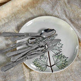 Bloomingville Aubrin Teller 2er Set 27 cm Steingut natur groß