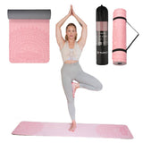 Yogamatte 183 x 61 x 0,8 cm Fitnessmatte Rosa Gymnastikmatte rutschfest | HMS YM10