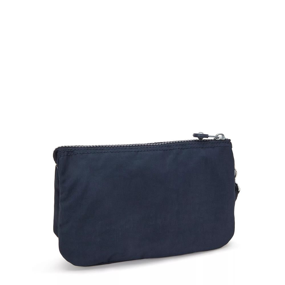 Kipling CREATIVITY XL, Clutch, Blue Bleu 2 (blau), große Kosmetiktasche mit Trageschlaufe