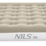 NILS CAMP Campingmatratze Doppelbett beige 203x152x22 cm für Camping Reise Gästebett