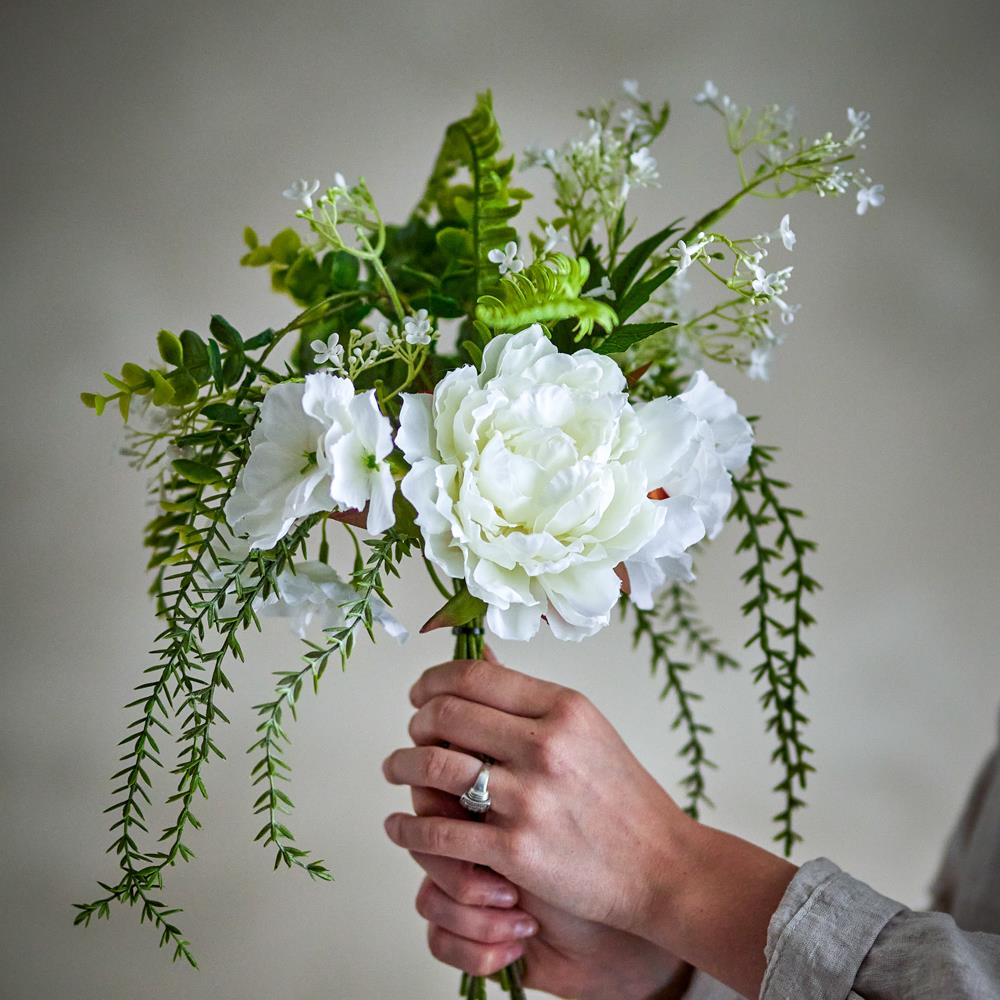 Bloomingville Lustre Kunstblumen Strauß Weiß 43 cm Bouquet