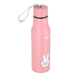 NILS NILS Thermobecher 500 ml Edelstahl rosa Kanninchen auslaufsicher mit Trageschlaufe