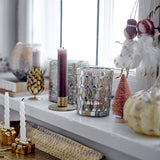 Bloomingville Liuka Baumschmuck, Weiß, Wollengel 2er Set Weihnachtsanhänger