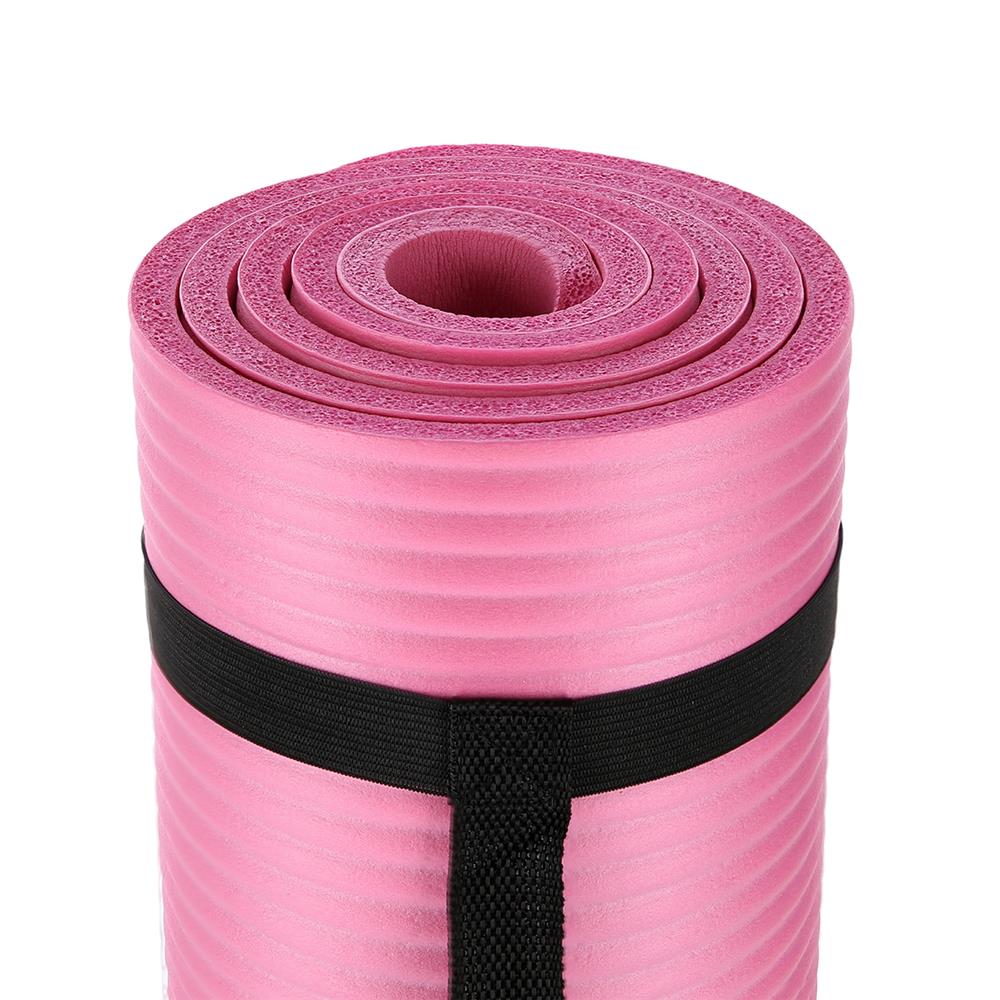 Yogamatte 183 x 61 x 1,2 cm Fitnessmatte Rosa Gymnastikmatte rutschfest | HMS YM07