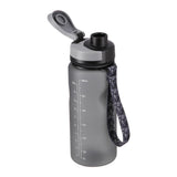 NILS CAMP Trinkflasche Tritan 600 ml schwarz für Camping Outdoor Sport Reisen