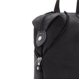 Kipling ART M, multifunktionale Tragetasche, Black Noir (schwarz), Reisetasche mit Trolleyhalterung