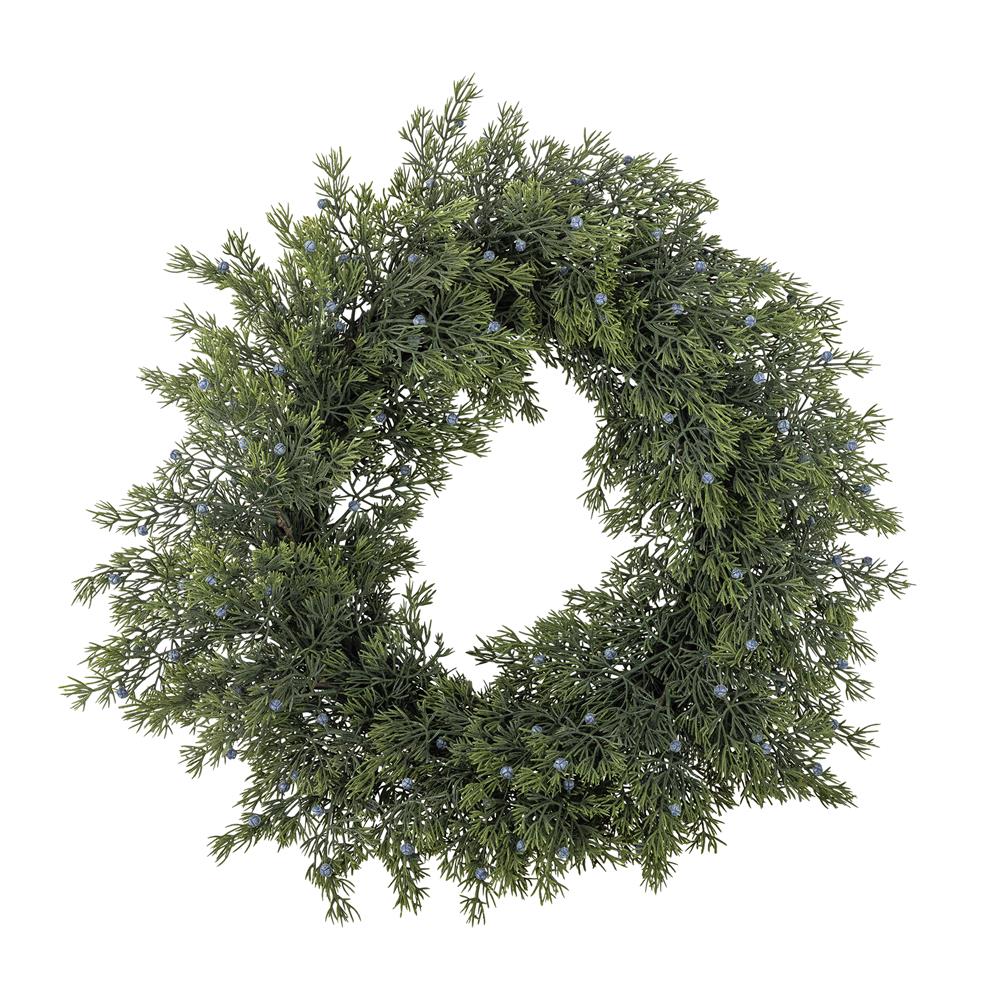 Bloomingville Juniper Kranz Grün Kunstpflanzen Weihnachtskranz D 55 cm