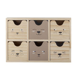 Bloomingville MINI Calle Aufbewahrungsbox, Schreibtisch-Organizer, Kinderzimmer, dänisches Design