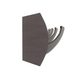 Umbra Flip Wandgarderobe, Garderobenleiste in Treibholz, mit 5 beweglichen Haken in Nickel