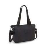 Kipling ASSENI S, kleine Tote Bag, Black Noir (schwarz), Handtasche mit Schultergurt & Fächern