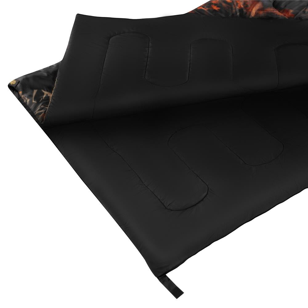 NILS CAMP Doppelschlafsack 3-in-1 mit Bär-Motiv für Camping Reisen Outdoor warm