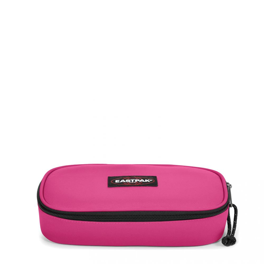 Eastpak OVAL SINGLE, Federmäppchen, Pink Escape (rosa), mittelgroße Federmappe, Federtasche