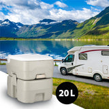 NILS CAMP Campingtoilette Reisetoilette Toilette für unterwegs mobiles WC 20L