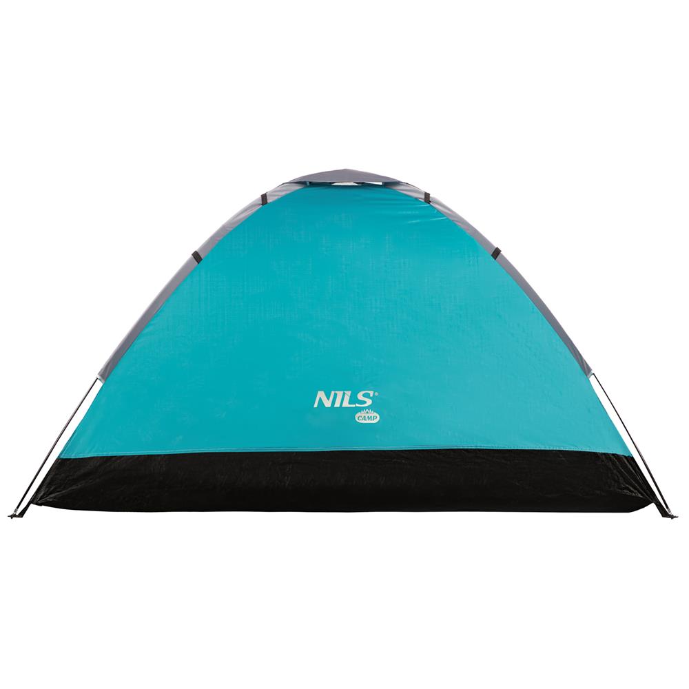 NILS CAMP Zelt für 2 Personen in Blau - kompaktes Campingzelt für Outdoor, Trekking, Festival & Reisen