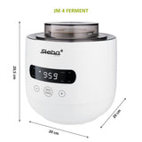 Steba Joghurt-Maker JM 4 FERMENT für Joghurt Frischkäse & Fermentiertes