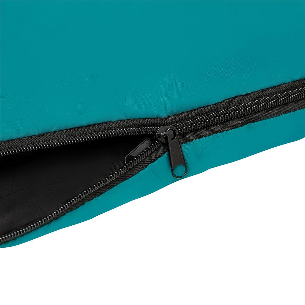 NILS CAMP Doppelschlafsack für 2 Personen Blau - warmer Campingschlafsack für Outdoor & Camping