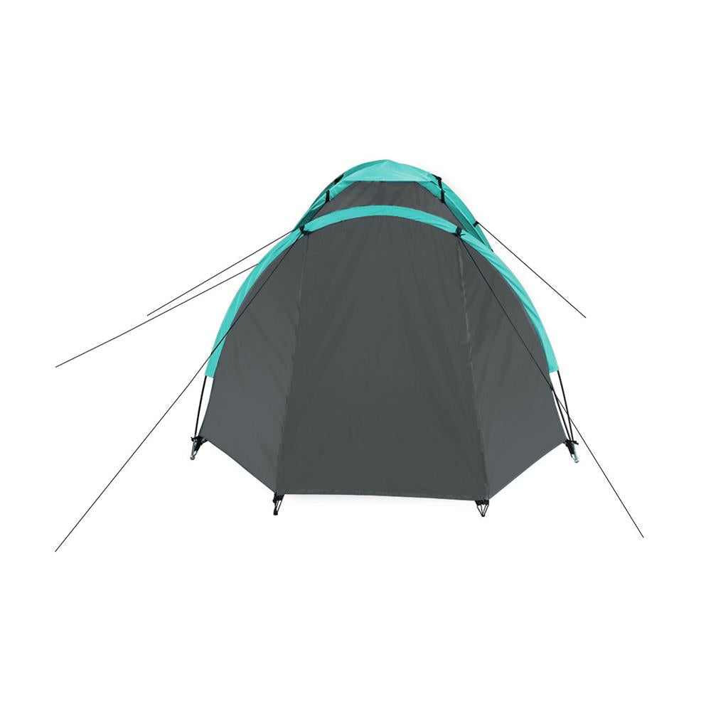 NILS CAMP Hiker Zelt für 2 Personen in Grau - kompaktes Campingzelt mit Vorraum für Camping & Outdoor