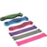 Fitnessbänder Widerstandsbänder 6er Set | HMS Premium GU04-GU06 PRO