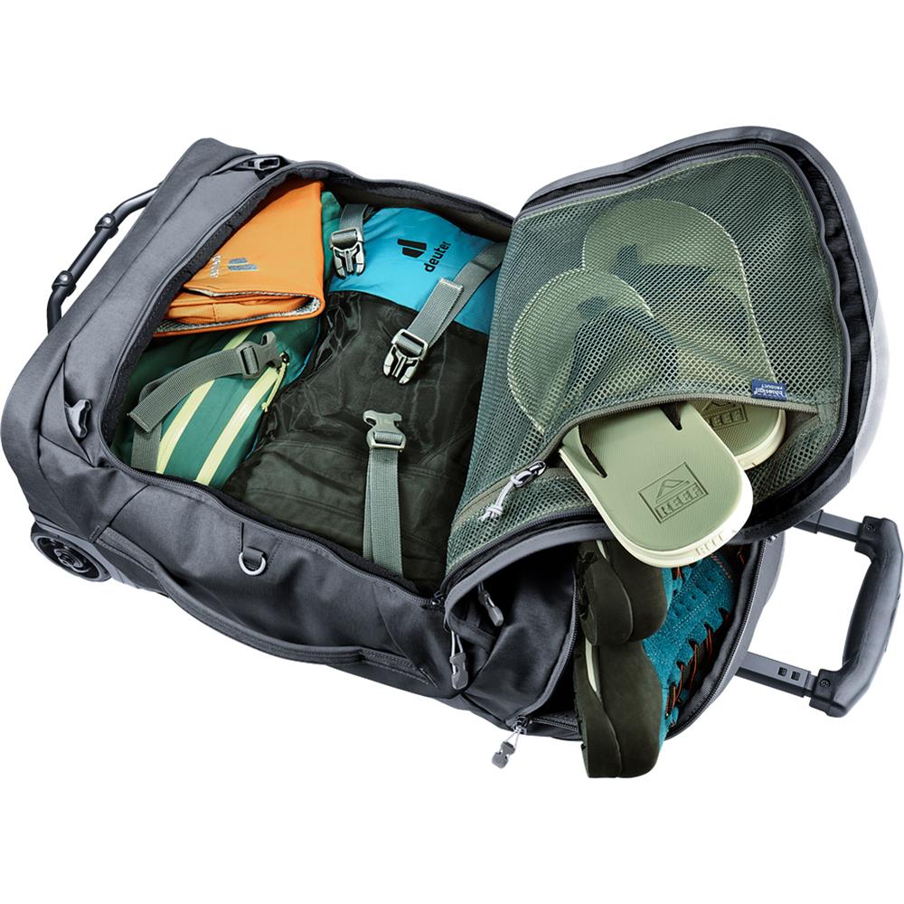 deuter Duffel Pro Movo 36, Reisetrolley, black (schwarz), auch als Rucksack tragbar
