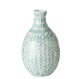 BOLTZE Vase Livas dekorative Vase Bambus Capiz rund 31 cm