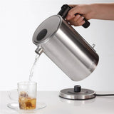 GRAEF 1,5L Edelstahlwasserkocher WK 600 Einwandiger Edelstahl Wasserkocher