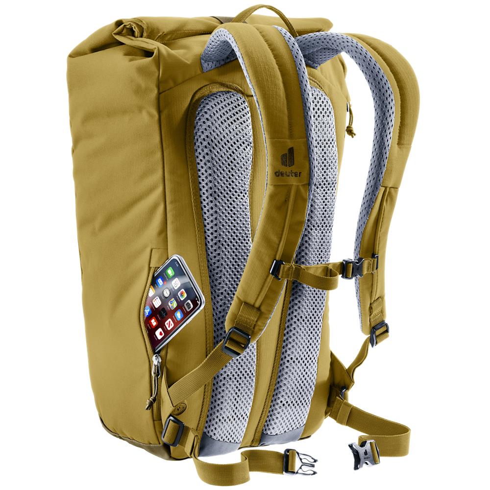 deuter Stepout 22, Lifestyle-Rucksack, kelp-nori (beige), 22L, mit Flaschenhalter und Laptopfach