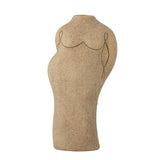 Bloomingville Lulu Deko‑Vase braun aus Terrakotta – skulpturale Vase für Wohnzimmer & Tischdeko