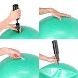 Gymnastikball 65 cm Pflaume mit Luftpumpe für Pilates und Fitness | HMS YB01N