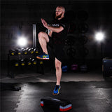 Aerobic Stepper 2-fach höhenverstellbar Schwarz/Rot für Cardio und Workout | HMS AS003