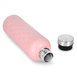 NILS CAMP Trinkflasche 750 ml Edelstahl rosa isoliert für Outdoor Reisen Sport