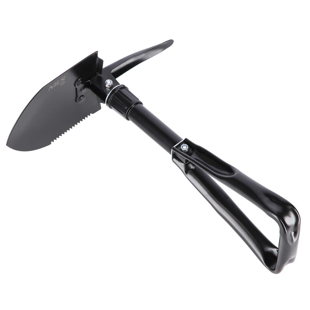 NILS CAMP Klappspaten Multitool mit Säge Pickel für Camping Outdoor