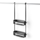 Umbra Flex Duschablage, Duschregal ohne Bohren, Duschcaddy, Duschdiener, in Schwarz
