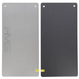 HMS Premium MFK07 Fitnessmatte 120x60 cm 15 mm Hellgrau/Schwarz