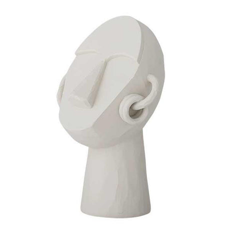 Bloomingville Luelle Deko, Weiß, Polyresin L17xH24,5xB14 cm