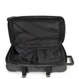 Eastpak TRANVERZ M, Reisetrolley, Black Denim (grau), 78L, Rollkoffer mit 2 Rädern und TSA-Schloss