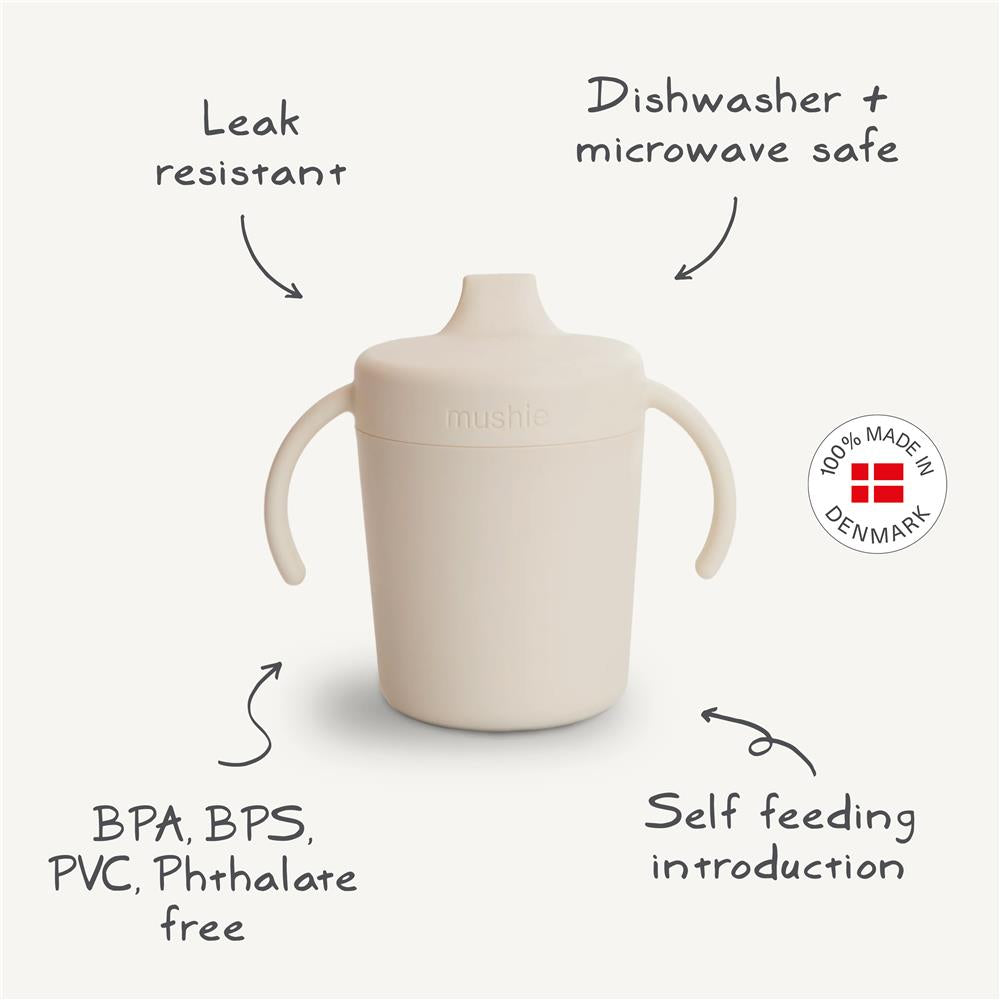 Mushie Schnabeltasse, Smoke, BPA-frei
