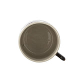 Bloomingville Vivielle Tasse 4er Set 325 ml D8,5 cm beige - Steinguttassen mit Vogelmotiv für Küche